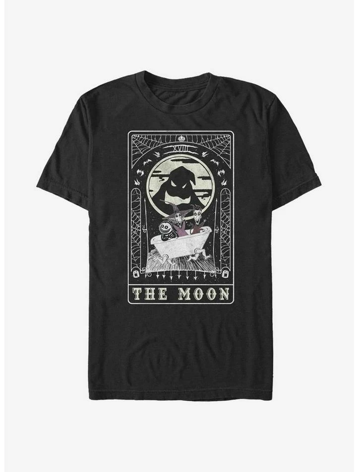 Top 10 😉 The Nightmare Before 🎅 Christmas Oogie Boogie The Moon Tarot T-Shirt 👏