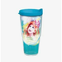Cheapest 👏 Disney The Little Mermaid Ariel 80S 24oz Classic Tumbler With Lid 🔥