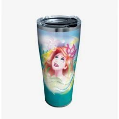 Hot Sale 🛒 Disney The Little Mermaid Ariel 80S 30oz Stainless Steel Tumbler With Lid ⭐