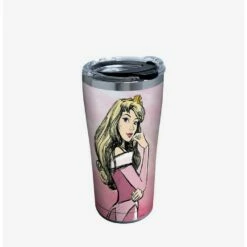 Deals 🥰 Disney Sleeping Beauty Watercolor Splash 20oz Stainless Steel Tumbler With Lid 👍