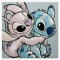 Best Sale ๐ Disney Lilo & Stitch And Angel Canvas Wall Décor ๐