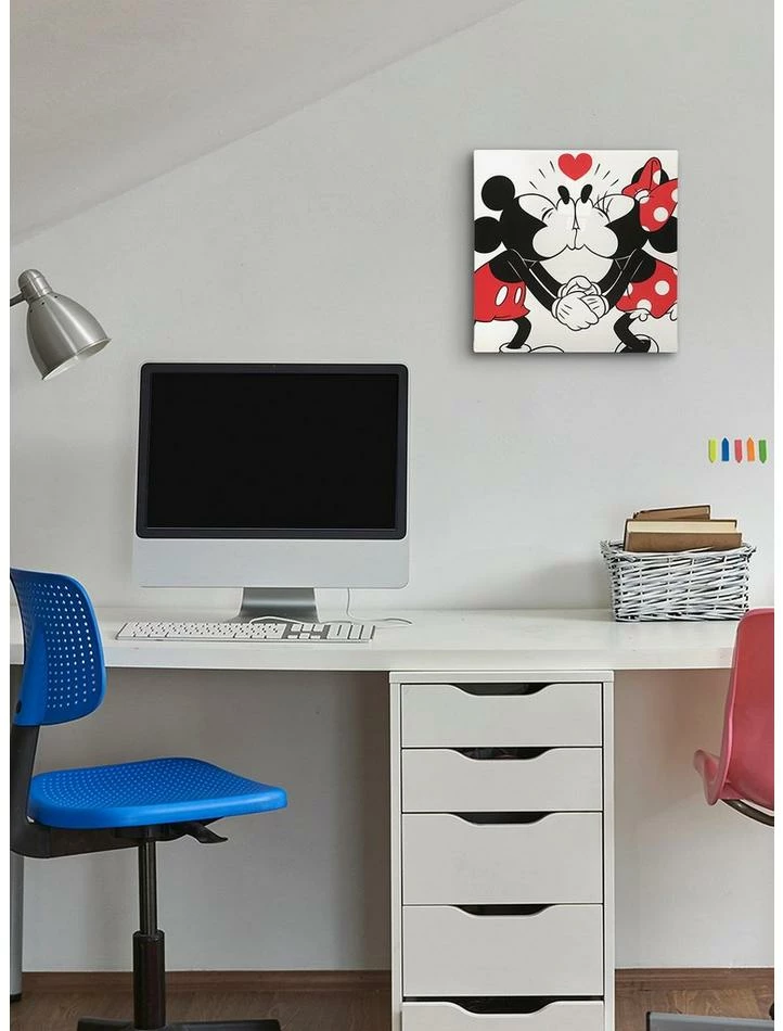 Budget โ Disney Mickey And Minnie 16" x 16" Canvas Wall Décor ๐ - Image 4