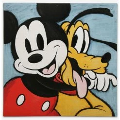 Best reviews of 😉 Disney Mickey Mouse And Pluto Canvas Wall Décor 🎉