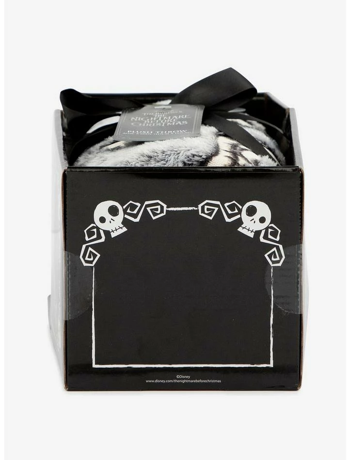 Cheapest ⌛ The Nightmare Before 🎄 Christmas Faces Glow-In-The-Dark Throw Blanket 🥰 - Image 6