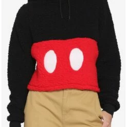 Coupon 👍 Disney Mickey Mouse Sherpa 👧 Girls Hoodie 🔔