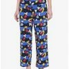 Coupon 😍 Disney Mickey Mouse Stripe 👧 Girls Pajama Pants 🎁