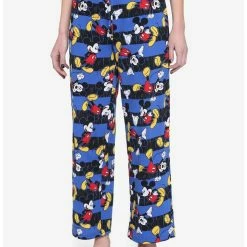 Coupon 😍 Disney Mickey Mouse Stripe 👧 Girls Pajama Pants 🎁