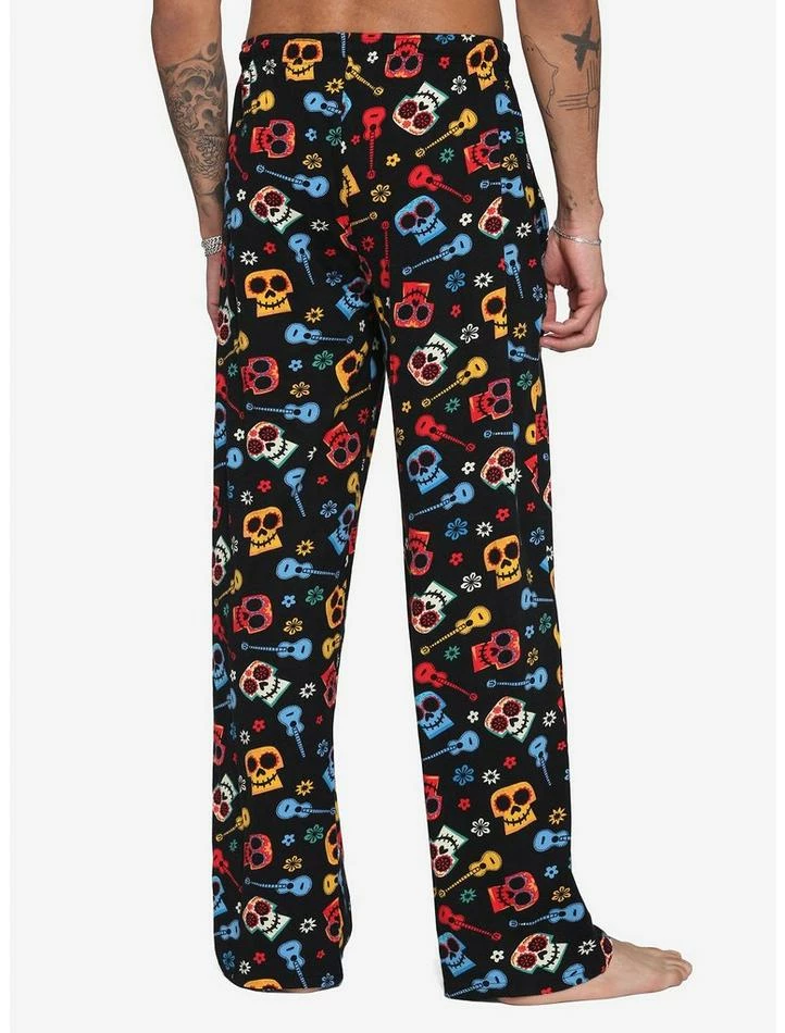 Best reviews of 🎉 Disney Pixar Coco Guitar & Sugar Skull Pajama Pants 🎁 - Image 2