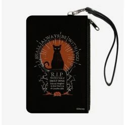 Best Pirce 🥰 Hocus Pocus Cat Emily Binx Always Be With You Canvas Clutch Wallet 🤩