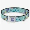 New ❤️ Luca Isola Del Mar Alberto Collage Seatbelt 🦮 Dog Collar 🤩