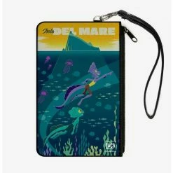 Brand new ✨ Luca Isola del Mar Luca and Alberto Sea Monsters Canvas Clutch Wallet 💯