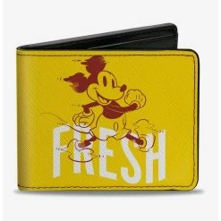 Promo 🔔 Disney Mickey Mouse Fresh Walking Bifold Wallet 👏