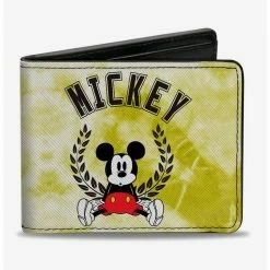 Buy 🥰 Disney Mickey Mouse Sitting Crest Tie Dye Bifold Wallet 🎁