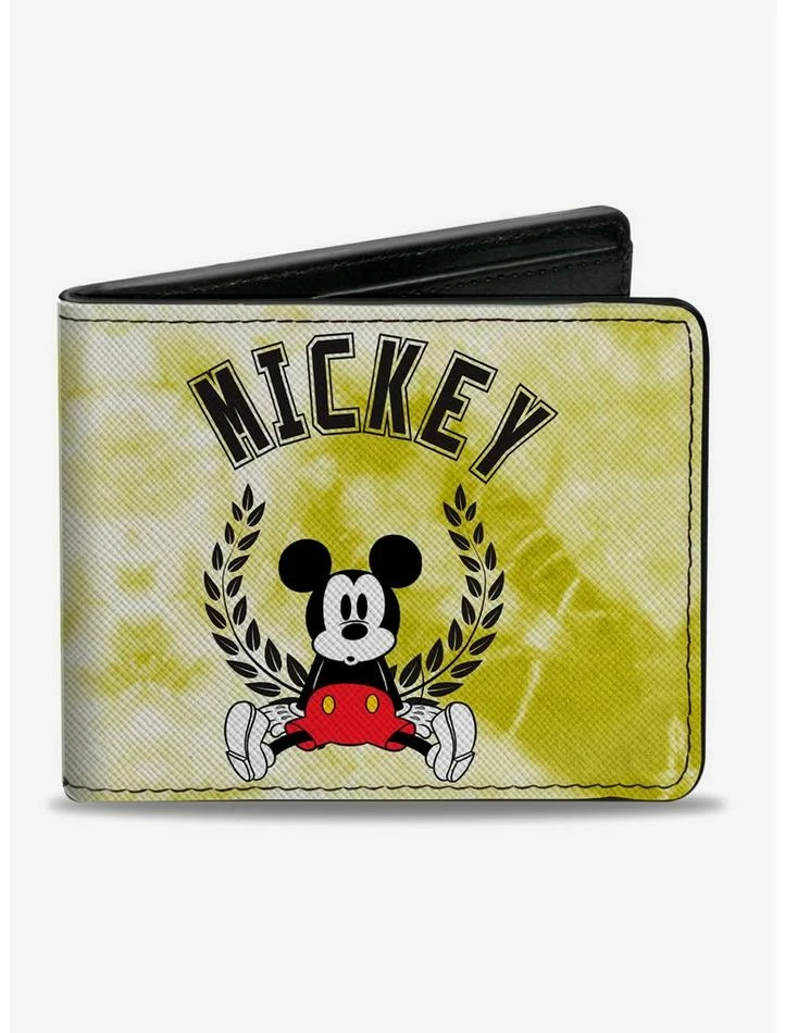 Buy 🥰 Disney Mickey Mouse Sitting Crest Tie Dye Bifold Wallet 🎁