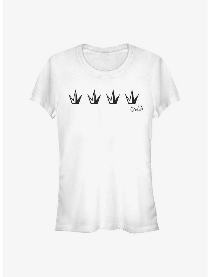 Best deal 🛒 Disney Cruella Crowns 👧 Girls T-Shirt ✨ - Image 2