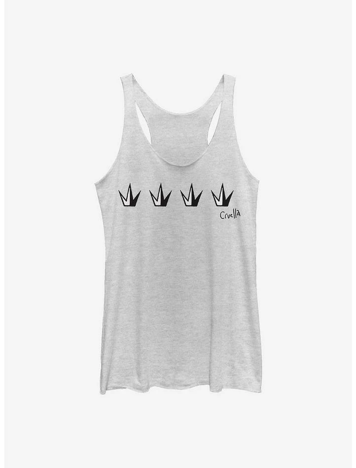 Outlet 🥰 Disney Cruella Crowns 👧 Girls Tank 🌟