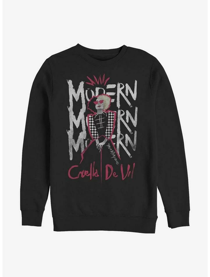 Top 10 ๐ Disney Cruella Modern Masterpiece Crew Sweatshirt ๐