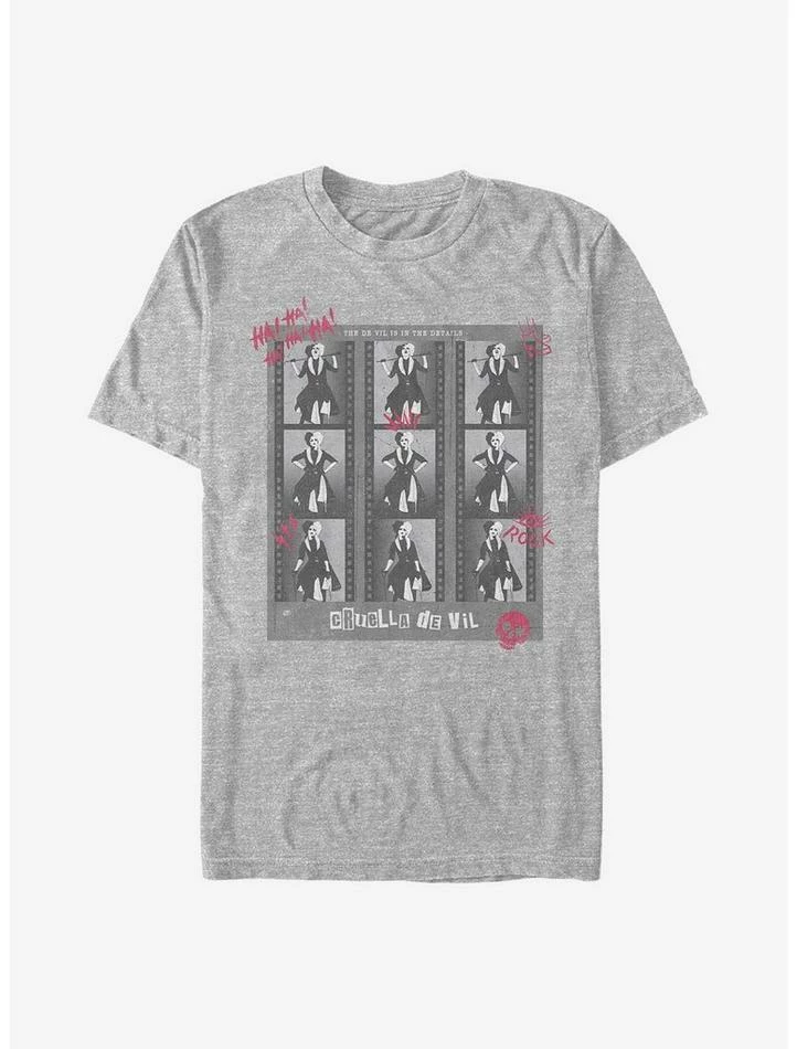 Best Pirce โจ Disney Cruella Film Negatives T-Shirt โจ - Image 2
