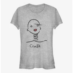 Budget ✔️ Disney Cruella Doodle 👧 Girls T-Shirt 😍