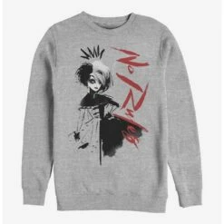 Promo 😉 Disney Cruella No Rules Art Crew Sweatshirt 🥰