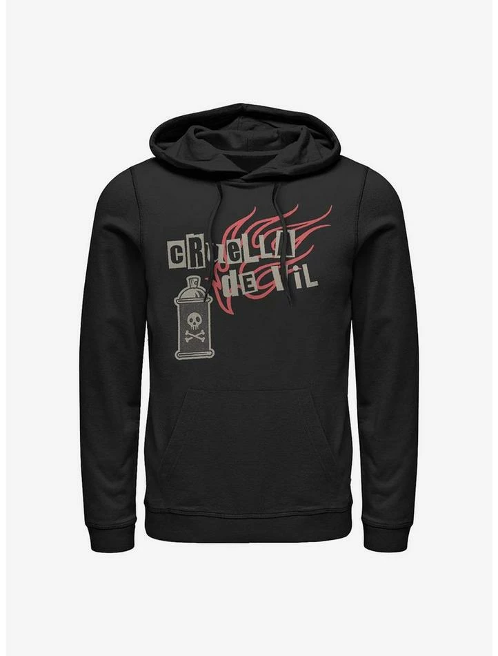 Top 10 🎁 Disney Cruella Spray Paint Fire Hoodie 💯