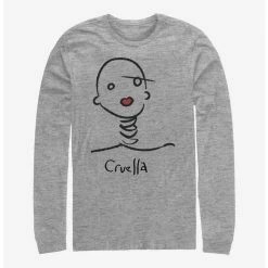 Top 10 ✔️ Disney Cruella Doodle Long-Sleeve T-Shirt 🔔