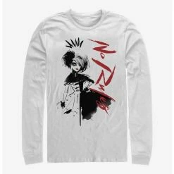 Best deal 💯 Disney Cruella No Rules Art Long-Sleeve T-Shirt 🛒