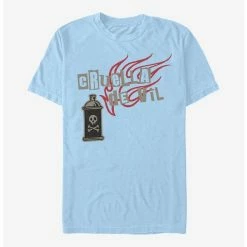 Cheapest 👍 Disney Cruella Spray Paint Fire T-Shirt 🧨