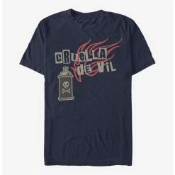 Cheapest 🌟 Disney Cruella Spray Paint Fire T-Shirt ⌛