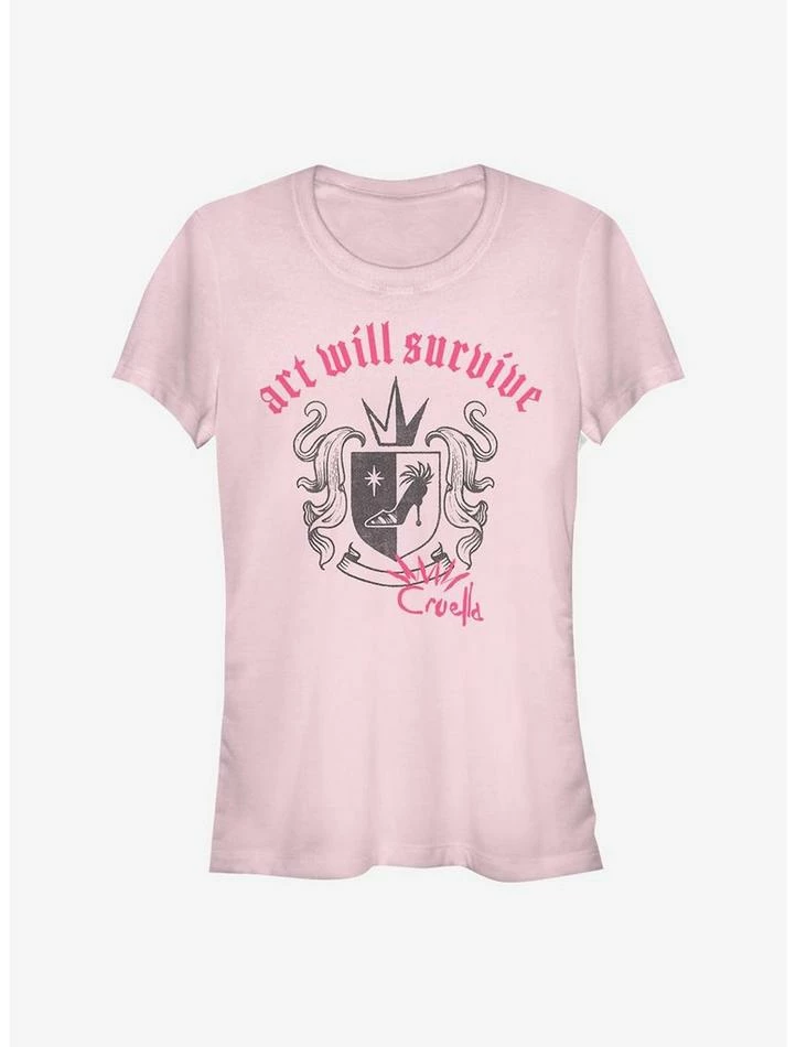 Best reviews of โค๏ธ Disney Cruella Art Will Survive Punk ๐ง Girls T-Shirt โ๏ธ - Image 2