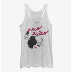 Best reviews of 👍 Disney Cruella No Rules In 💄 Lipstick 👧 Girls Tank ✔️