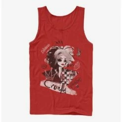 Best Sale 🔥 Disney Cruella Artsy Cruella Tank 🌟