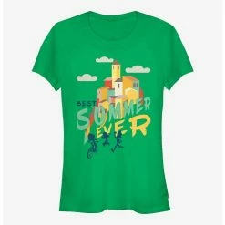 Promo ⭐ Disney Pixar Luca Best 🌞 Summer Ever 👧 Girls T-Shirt 🔔