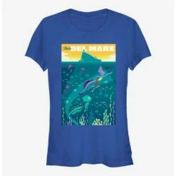 Outlet 🎁 Disney Pixar Luca Isola Del Mare Poster 👧 Girls T-Shirt 💯