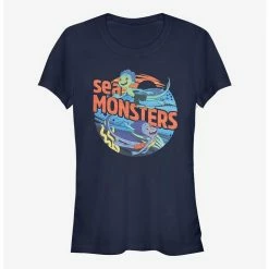 Hot Sale 💯 Disney Pixar Luca Sea Monsters Frame 👧 Girls T-Shirt ⭐