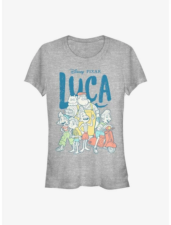 Best Pirce 👏 Disney Pixar Luca The Family 👧 Girls T-Shirt 🛒