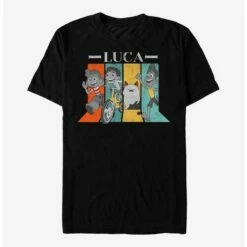 Promo 🌟 Disney Pixar Luca Character Panels T-Shirt 😍