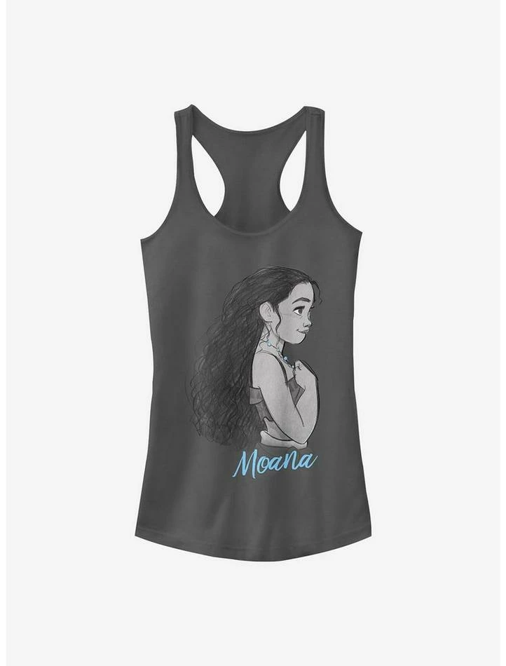 Discount 😍 Disney Moana Profile 👧 Girls Tank 🎁