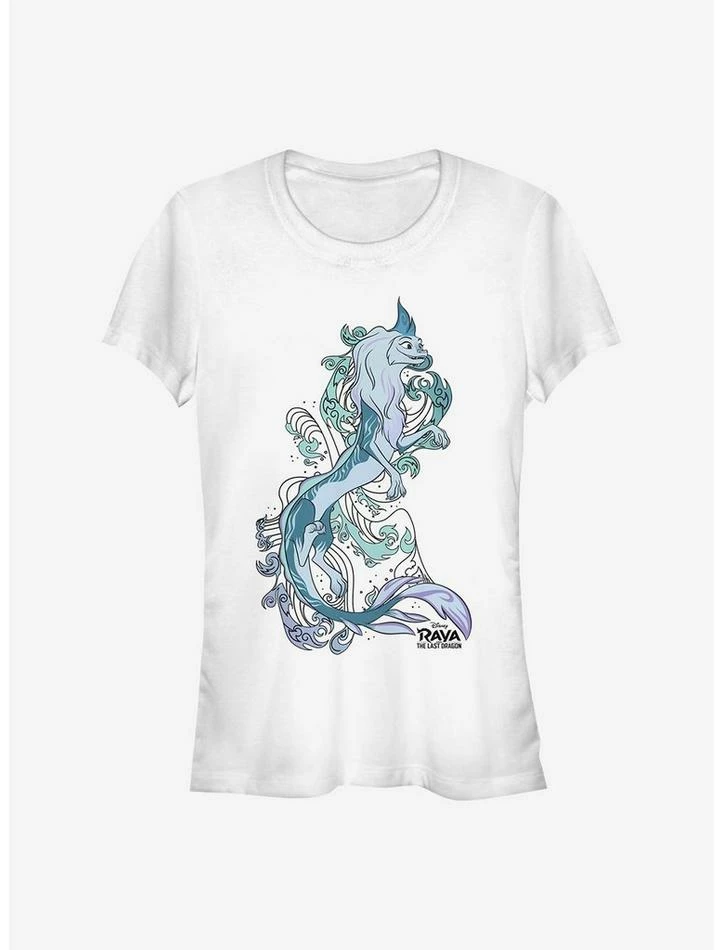Wholesale 🌟 Disney Raya And The Last Dragon Sisu Waves 👧 Girls T-Shirt 🛒