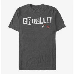 Buy 🎉 Disney Cruella Magazine Cut Out Name T-Shirt 🎉