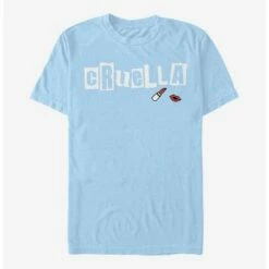 Hot Sale 👍 Disney Cruella Magazine Cut Out Name T-Shirt ⌛