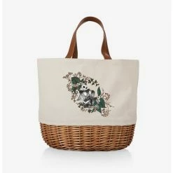 Deals 🔔 The Nightmare Before 🎄 Christmas Jack And Sally Canvas Willow Basket Tote 💯