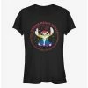Cheapest 🤩 Disney Stitch Ohana Means Family Rainbow Pride T-Shirt 👍