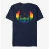 Buy 🥰 Disney Stitch Face Rainbow Pride T-Shirt 👏