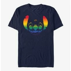 Buy 🥰 Disney Stitch Face Rainbow Pride T-Shirt 👏
