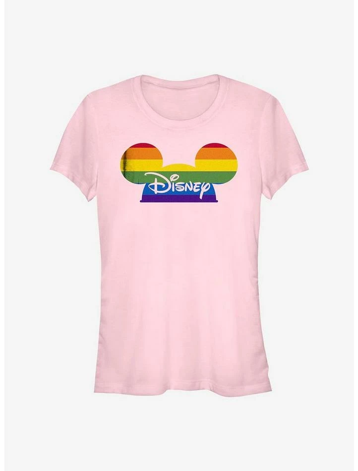 Budget 😉 Disney Mickey Mouse Disney Rainbow Pride Hat T-Shirt 🎁