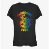 Wholesale ⌛ Disney Mickey Mouse Fabulous Five Rainbow T-Shirt 💯