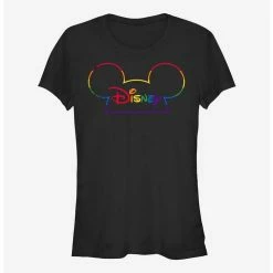 New 🧨 Disney Mickey Mouse Rainbow Pride Mouse Ears T-Shirt ⌛