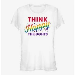 Wholesale 🎉 Disney Mickey Mouse Rainbow Think Happy Thoughts T-Shirt 😀