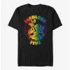 Promo ⌛ Disney Mickey Mouse Fabulous Five Rainbow T-Shirt 🌟